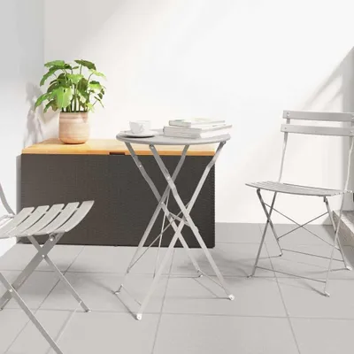 Produktbild von Faltbarer Bistrotisch für den Außenbereich, Durchmesser 50 cm