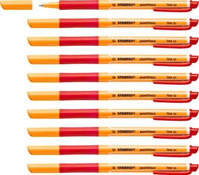 Immagine prodotto di 10x STABILO 1099/40 Penna gel pointVisco®, 0,5 mm, rosso
