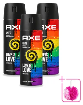 Immagine prodotto di 3 flaconi spray deodorante Axe, confezione da 150 ml - confezione risparmio - 3 pezzi