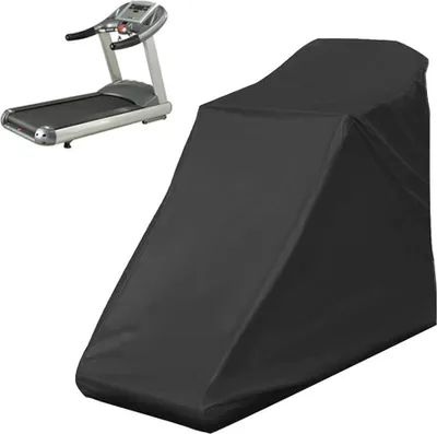 Produktbild von Obal na běžecký pás, protiprachový obal na běžecký pás, nepromokavý obal, tkanina 210D Oxford, 200 x 95 x 150 cm, černý