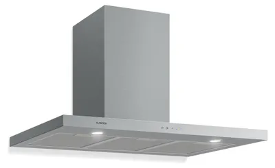 Zdjęcie produktu dla Klarstein Limelight, okap, 90 cm, do montażu ściennego, wydajność 639 m³/h, kolor srebrny