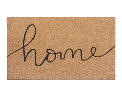 Zdjęcie produktu dla Gruba wycieraczka kokosowa 45x75cm z napisem HOME, mata wejściowa