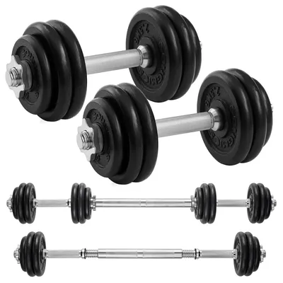 Produktbild von Halterset Gusseisen mit verstellbaren Dumbbells