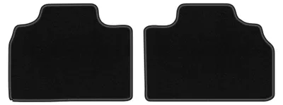 Image de Tapis arrière en moquette pour SsangYong Kyron 2005-2014 (SUV) – 2 pièces, noirs, sur mesure – Wielganizator LUX