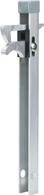 Produktbild von Torfeststeller ABK, U-Profil 500x40 x40 mm, Kippelement Alu, Stahl feuerverzinkt