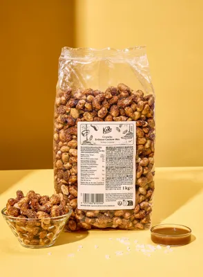 Produktbild von KoRo I Crunchy Erdnuss-Cashew-Mix Salted Caramel 1 kg
