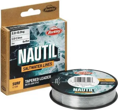 Image de Berkley Nautil Surf 15 M Bas de ligne effilé Transparent 0.200-0.570 mm Transparent 0.200-0.570 mm