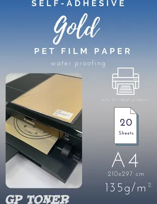 Produktbild von 20 Blatt A4 Fotopapier 135g/m² für Drucker Haftpapier Schnelltrocknend