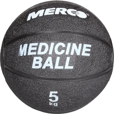 Produktbild von Medizinball aus schwarzem Gummi, 5 kg