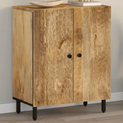 Produktbild von vidaXL Beistellschrank 60x33x75 cm Massivholz Mango
