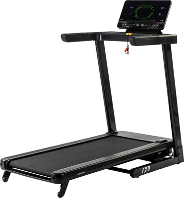 Produktbild von Laufband mit LED-Monitor (44 Programme, Bluetooth, Handy/Tablet Unterstützung) - 16 km/h, 12-Stufen Neigungswinkel, klappbar, Transportrollen