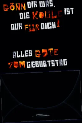 Produktbild von Geburtstag - Glückwunschkarte im Format 11,5 x 17 cm mit Umschlag