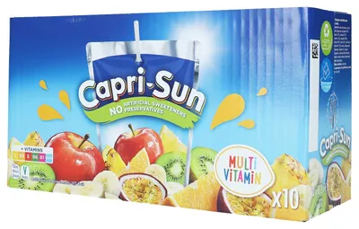 Image de Capri-Sun Capri-Sun Multivitamin Boisson à base de jus de fruits 10x 0,2 l