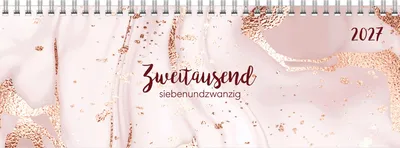 Produktbild von Tischquerkalender Style Marmor 2027