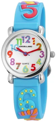 Produktbild von Excellanc Kinder Armbanduhr EX0276 silberfarbig, Mineralglas