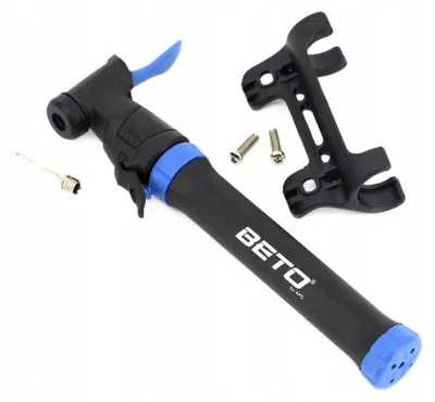 Produktbild von Beto Mini Fahrradpumpe mit Nadel schwarz