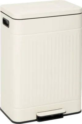 Produktbild von Mülleimer nova mit pedal 2x30l beige 45,5x36,5x67 cm - 5 five simply smart