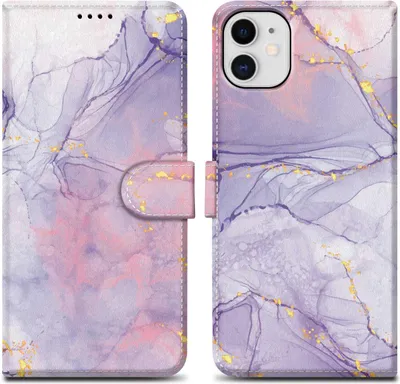 Image de Cadorabo Housse pour Apple iPhone 11 Housse Design Violet Housse pour téléphone portable Etui Magnétique Case Cover