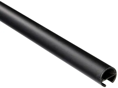 Produktbild von Gardinia 32236 Gardinenstange mit Innenlauf I Ø 16 mm schwarz-matt 120 cm