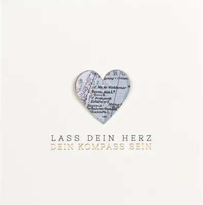 Produktbild von Räder Lebenswegkarte Lass dein Herz 15x15cm