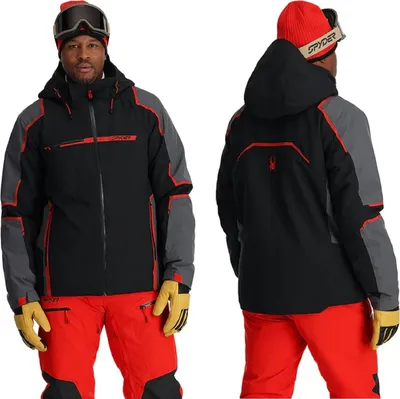 Produktbild von Spyder Titan Jacket Herren Skijacke Winterjacke 38SA075322 BLK : XL Grösse - Bekleidung: XL