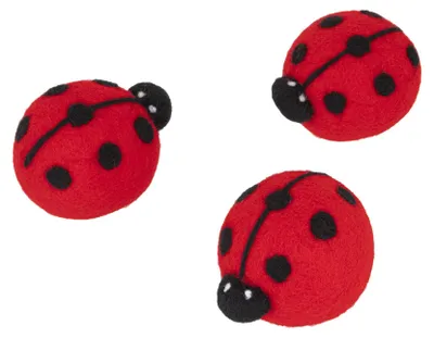 Produktbild von Trockner-Waschball 3er Set, Marienkäfer