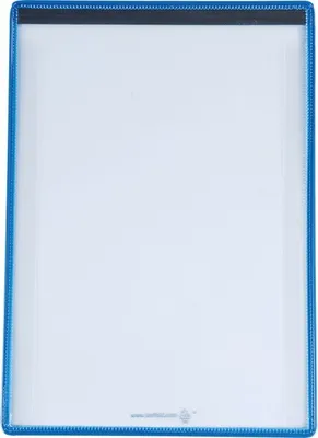 Produktbild von tarifold Kontrollblatthalter magnetisch, blau, PVC/Stahldrahtrahmen, DIN A4, ...