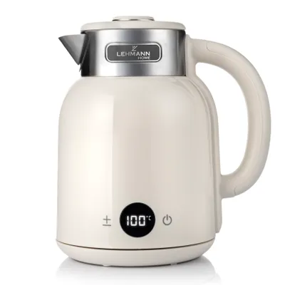 Obrázek produktu pro Akumulátorová rychlovarná konvice Lehmann Torino LHOEK-1615 o objemu 1,5 l a příkonu 2200 W s regulací teploty