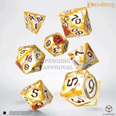 Obrázok produktu pre Kocky Lord of the Rings - Whitefire Radiance (7 ks)