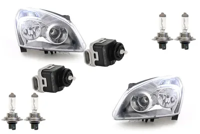 Immagine prodotto di Johns, fari adatti per Nissan Qashqai J10 07-10 con H7 set L R con servomotore 26060JD900 26060JD95A 26060JD90A 26060JD90B 26056BN702 26056AU