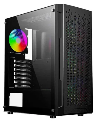 Produktbild von Gembird CCC-FC-400X Gaming ARGB Computergehäuse Fornax 400X  schwarz