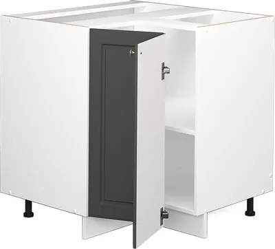 Produktbild von Eckunterschrank Vicco Fame-Line Anthrazit-Gold 80.5 cm , AP Eiche, Model 46809