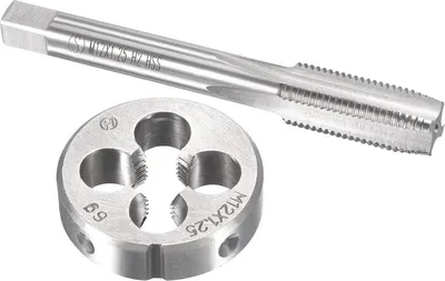 Gewinde Schneidewerkzeug Set - Gewindeschneider - Metallbearbeitung - Metrisches Gewinde - M12 x 1,25mm