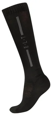 Produktbild von E.L.T Strümpfe Uni Reitsocken Merino Schwarz 39-42