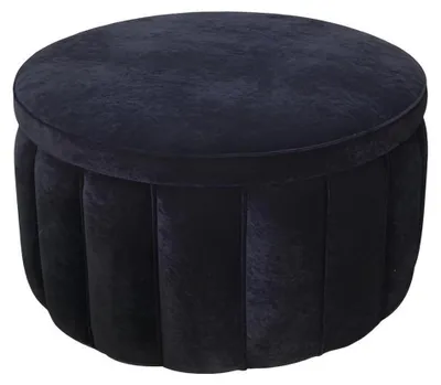 Immagine prodotto di Sgabello Sgabello rotondo Chesterfield pouf Sgabello Sgabello imbottito Sgabello con seduta Sgabello