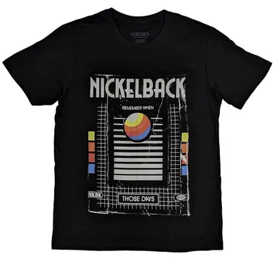 Obrázok produktu pre Nickelback Those Days VHS Black L Tričko