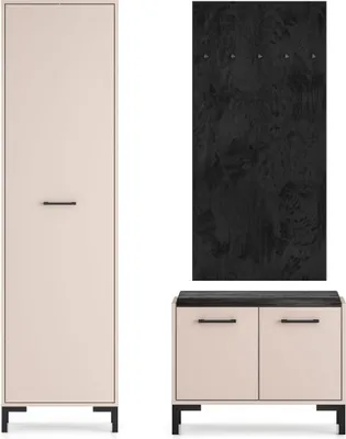 Produktbild von Garderoben-Set Oiven Flurgarderobe Cashmere schwarz Ausführung wählbar
