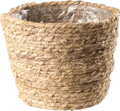 Produktbild von Übertopf - Braun - Reisstroh - Ø 25 cm