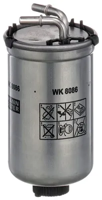 Produktbild von Kraftstofffilter MANN-FILTER WK 8086 für VW Polo Schrägheck (6R1, 6C1) Filtereinsatz
