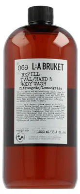 Produktbild von L:A BRUKET Cleansing 069 Refill Hand & Body Wash Lemongrass (1000 ml)