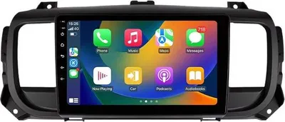Produktbild von Autoradio mit Bluetooth und CarPlay für Peugeot Expert 3, Citroën Jumpy 3 und SpaceTourer (2016–2021) – Kompatibel mit Apple und Android – Stereoanlage mit Navigationssystem – 2 GB RAM, 64 GB Speicher