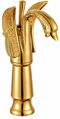 Produktbild von Silla Swenna Retro Hohe Waschtischarmatur Gold 28,5 cm, Einhebelmischer, S-1178G