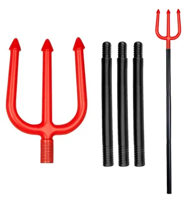 Zdjęcie produktu dla widelec diabła junior 112 cm czarny/czerwony