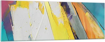 Produktbild von Bilder auf glas - Einteilig - Deadlock Farben dreidimensional - 90x30cm - Glasbilder - Wandbilder - Bilder - Wanddekoration aus Glas - Glas Bilder - Wandbild auf Glas - GAB90x30-4871