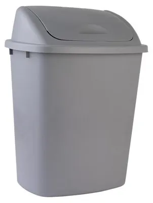 Produktbild von Schwingdeckeleimer 40 Liter, Abfalleimer aus Kunststoff, Maße ca. 37x50x28 cm