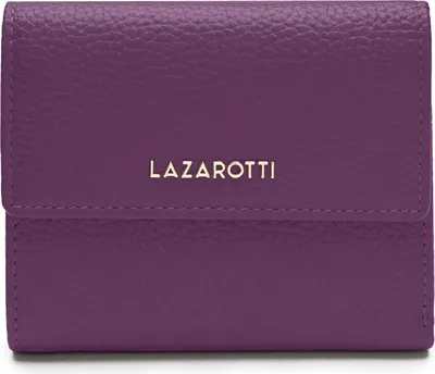 Produktbild von Lazarotti Leder Geldbörse Bologna Leather Wallet With 8 Card Slots Purple violett