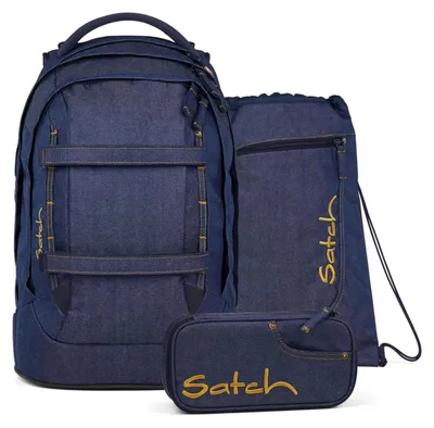 Produktbild von Schulrucksack Denim Edition mit Organizer