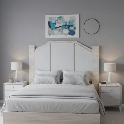 Image de Genzone - Tête de Lit, 248x33 cm Blanc