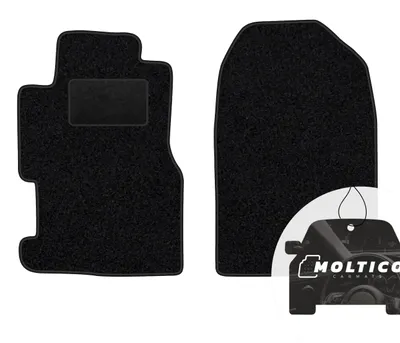 Image de Tapis de sol en velours pour voiture, compatibles avec : Honda Civic VII, modèle 4 portes, de 2000 à 2005