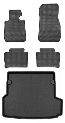 Immagine prodotto di Tappetini gomma SolidPRO + bagagliaio per BMW Serie 3 F31 2012-2019 5 pezzi
